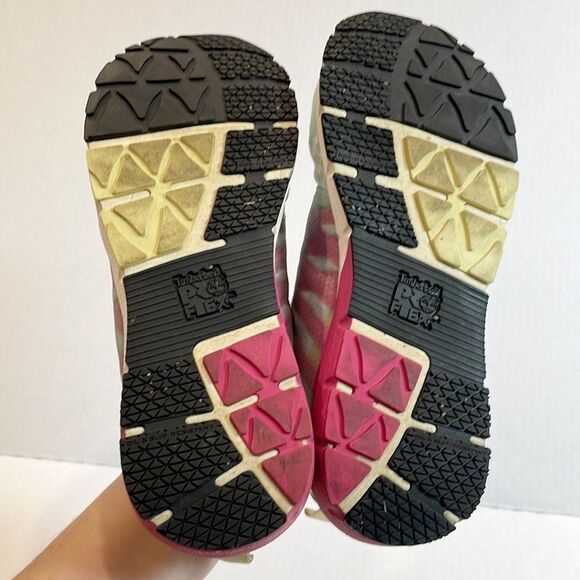 Timberland Women’s PRO Radius Composite A41GY‎ Safety Toe Sea/Pink/Yellow 8.5 M - Picture 7 of 10